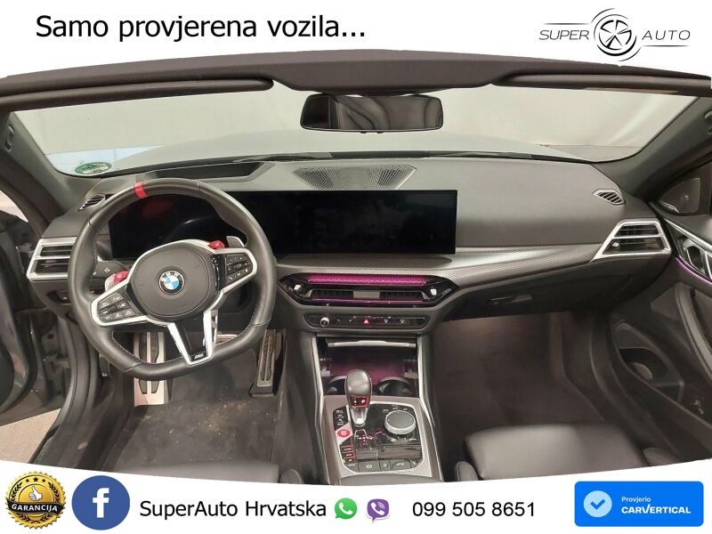 BMW M4 Convertible Competition 3.0 (530 KS) xDrive Steptronic LED+GR SJED+ACC