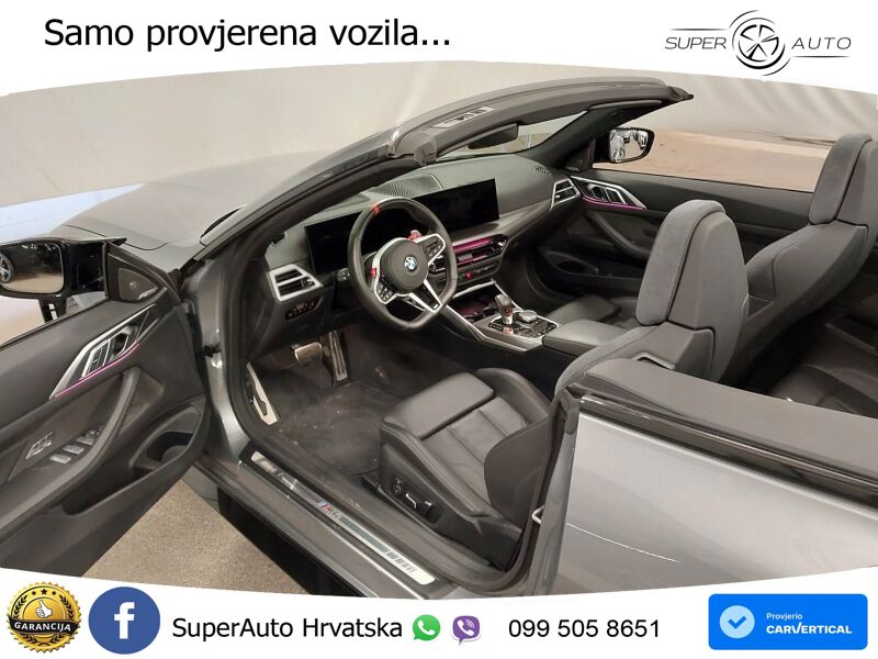BMW M4 Convertible Competition 3.0 (530 KS) xDrive Steptronic LED+GR SJED+ACC