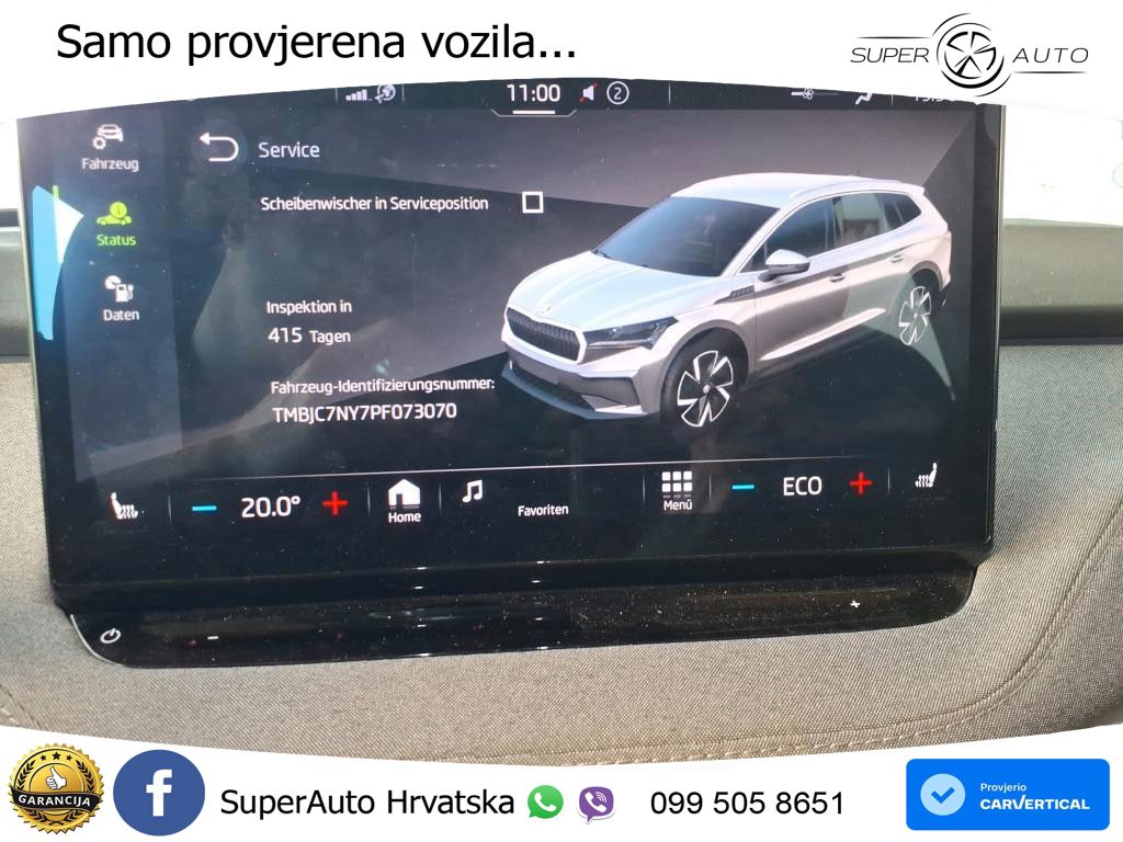 Škoda Enyaq iV 80 82 kWh (204 KS) Loft LED+GR SJED+ACC