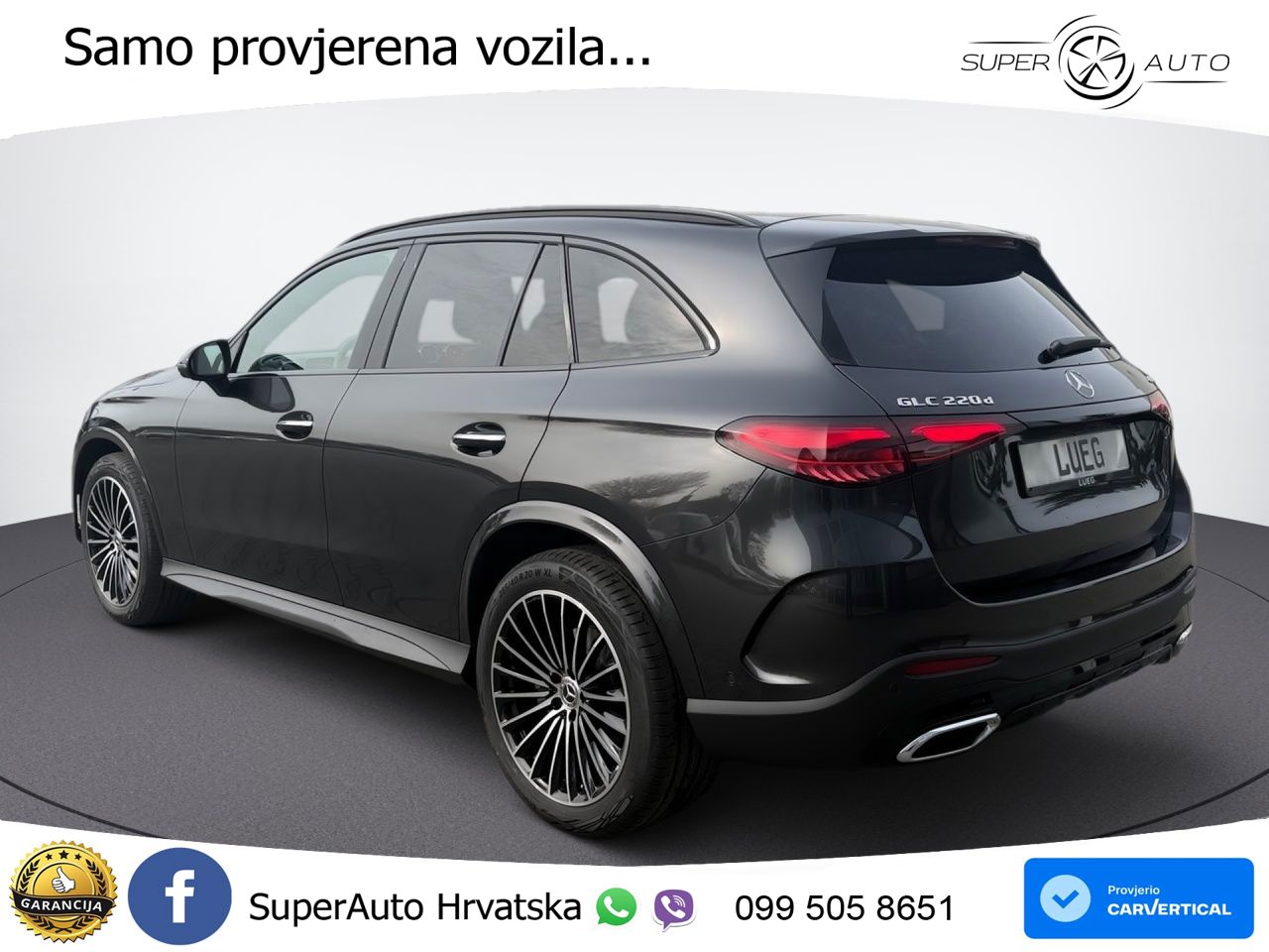 Mercedes GLC 220d (197 KS) 4MATIC 9G-TRONIC AMG LED+GR SJED+ACC