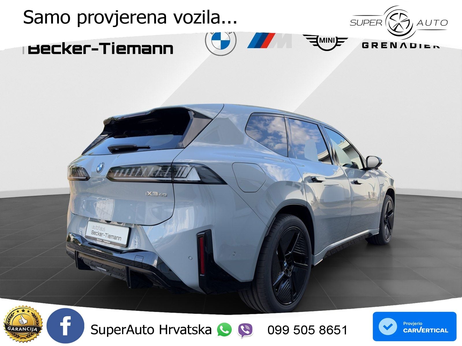 BMW iX3 40 82.6 kWh (320 KS) LED+GR SJED+ACC