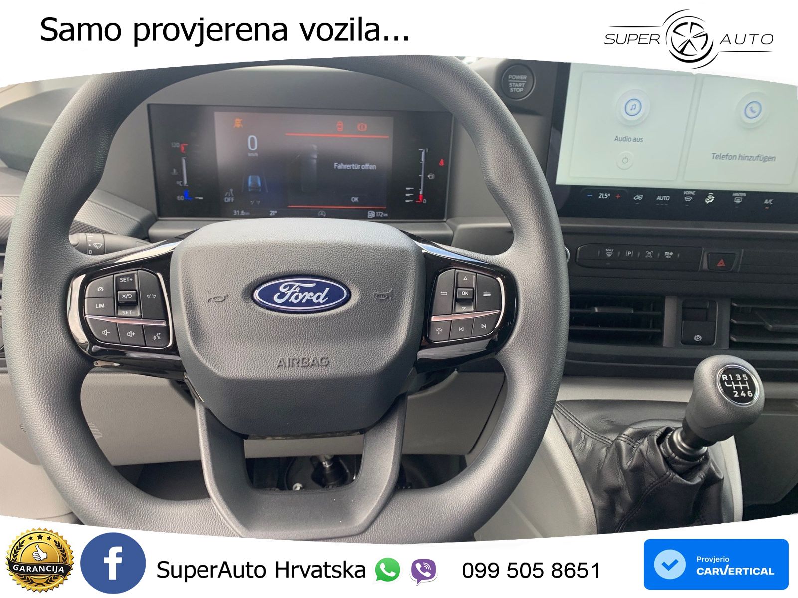 Ford Transit Custom 280L1 TREND Kasten *LED *GJR 110 KS