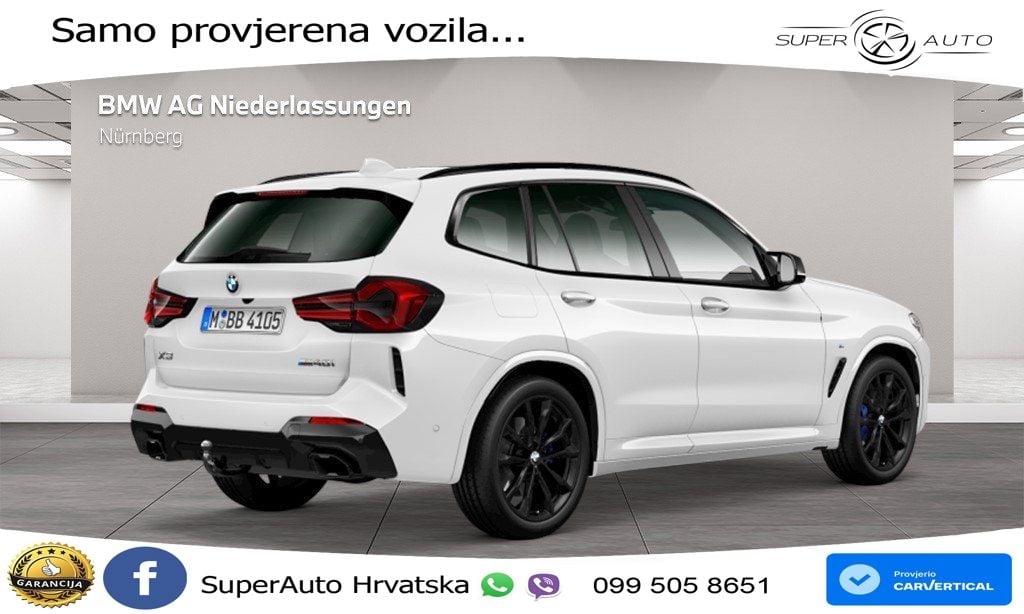 BMW X3 M40i xDrive Steptronic LED+GR SJED+ACC