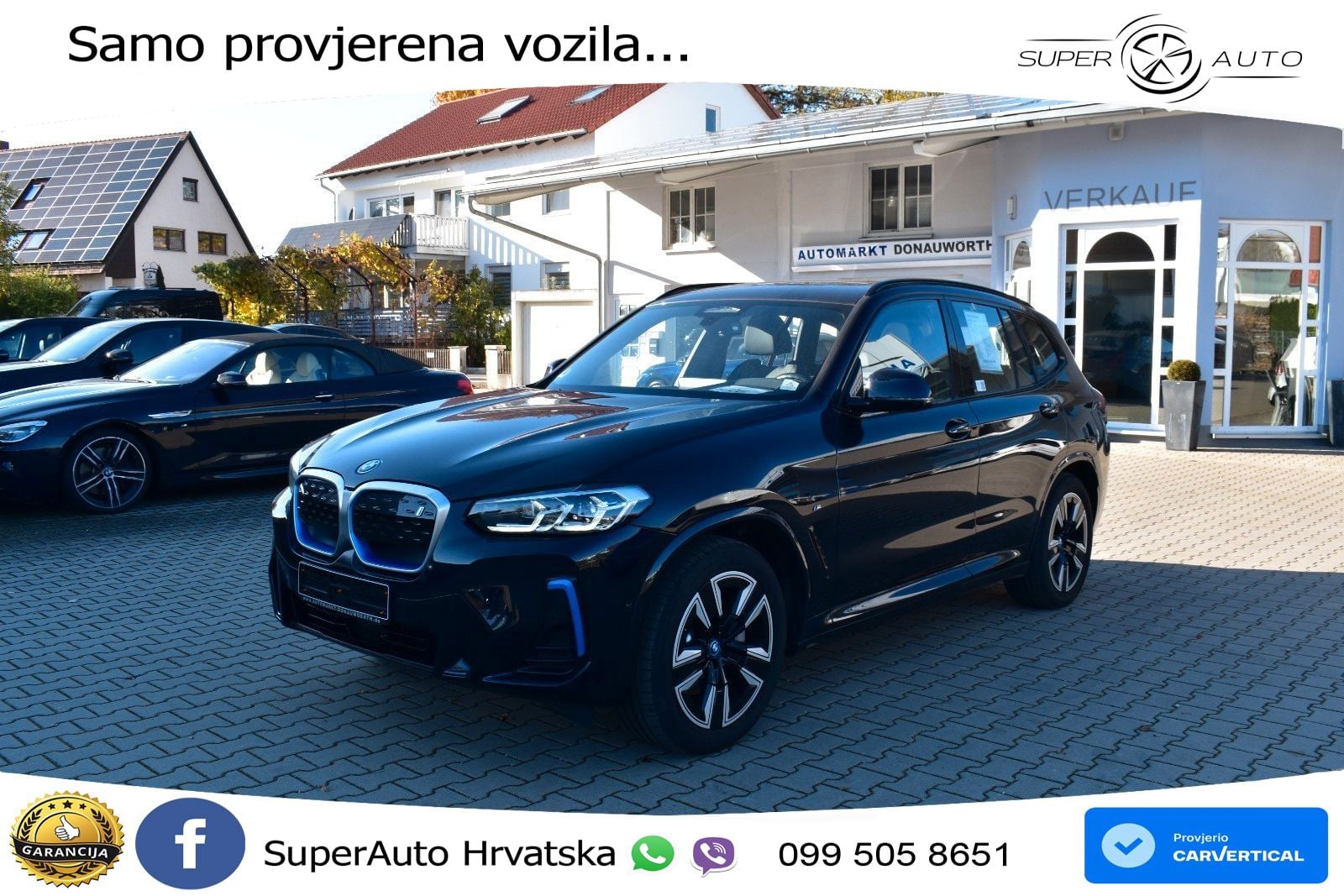 BMW iX3 80 kWh (286 KS) M Sport LED+GR SJED+ACC
