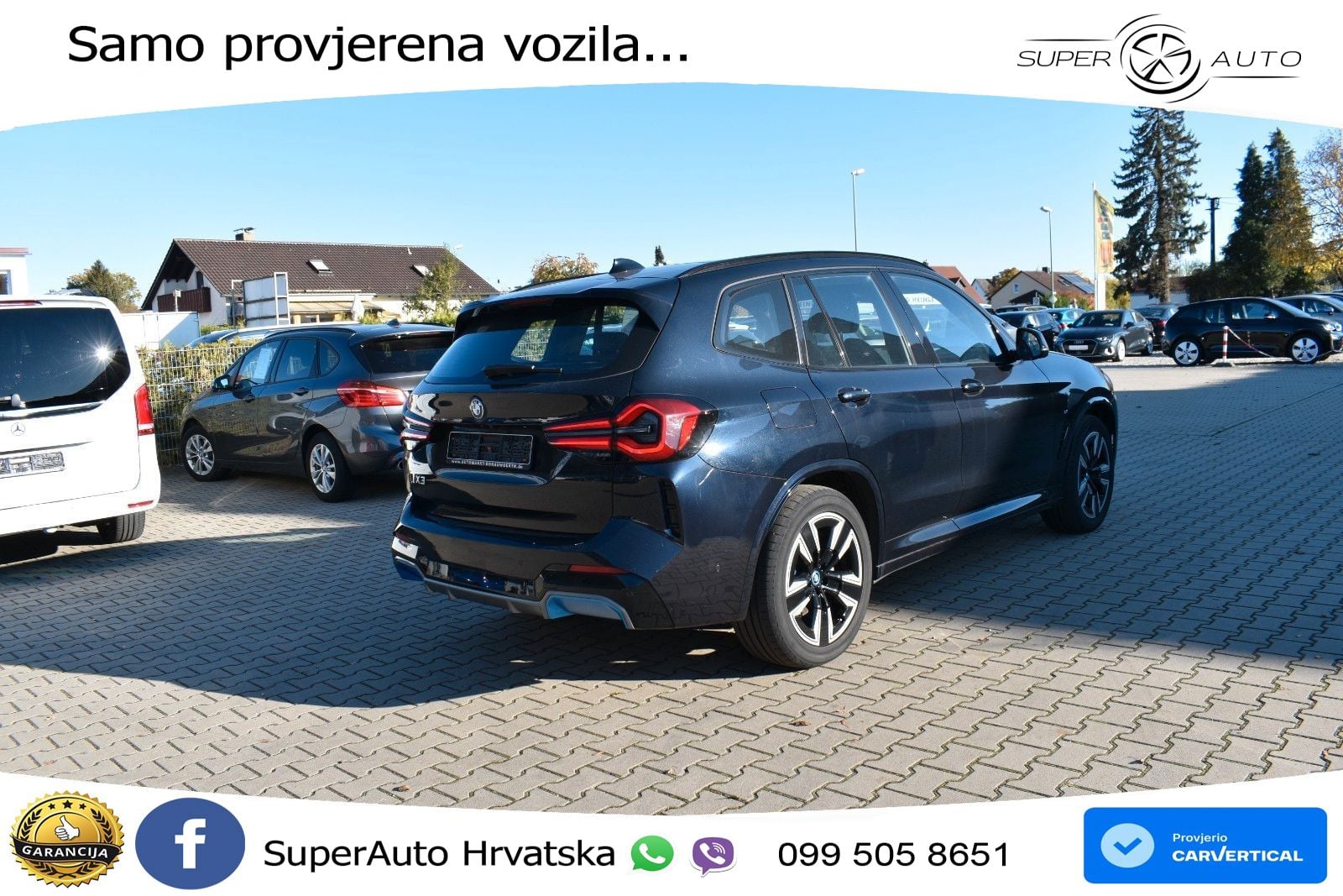 BMW iX3 80 kWh (286 KS) M Sport LED+GR SJED+ACC