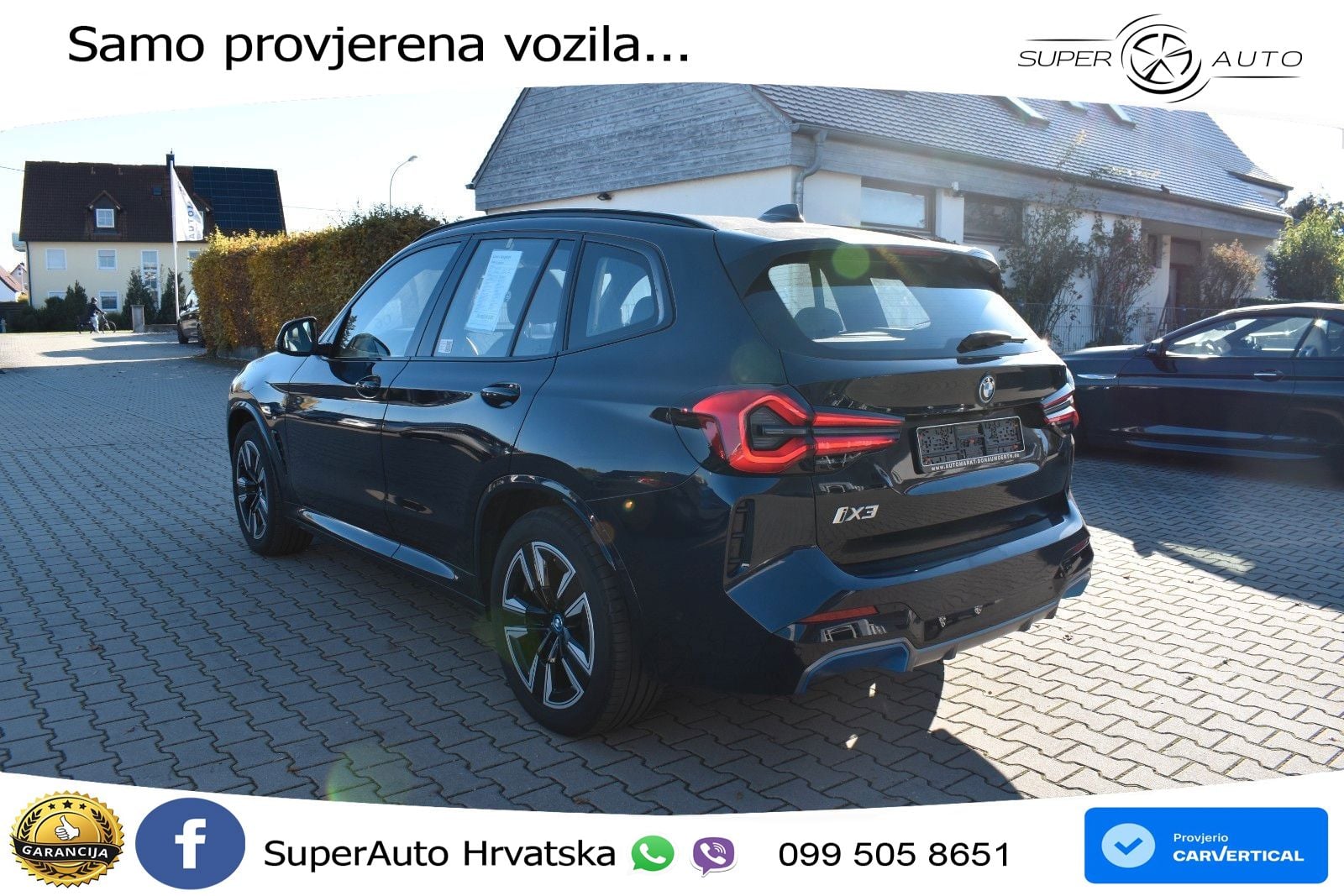 BMW iX3 80 kWh (286 KS) M Sport LED+GR SJED+ACC