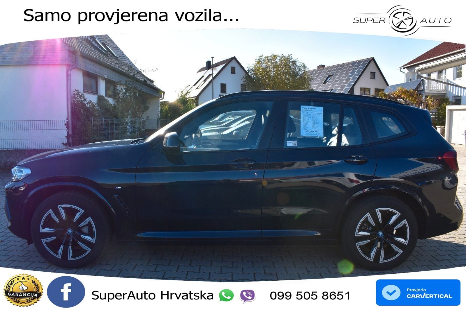 BMW iX3 80 kWh (286 KS) M Sport LED+GR SJED+ACC