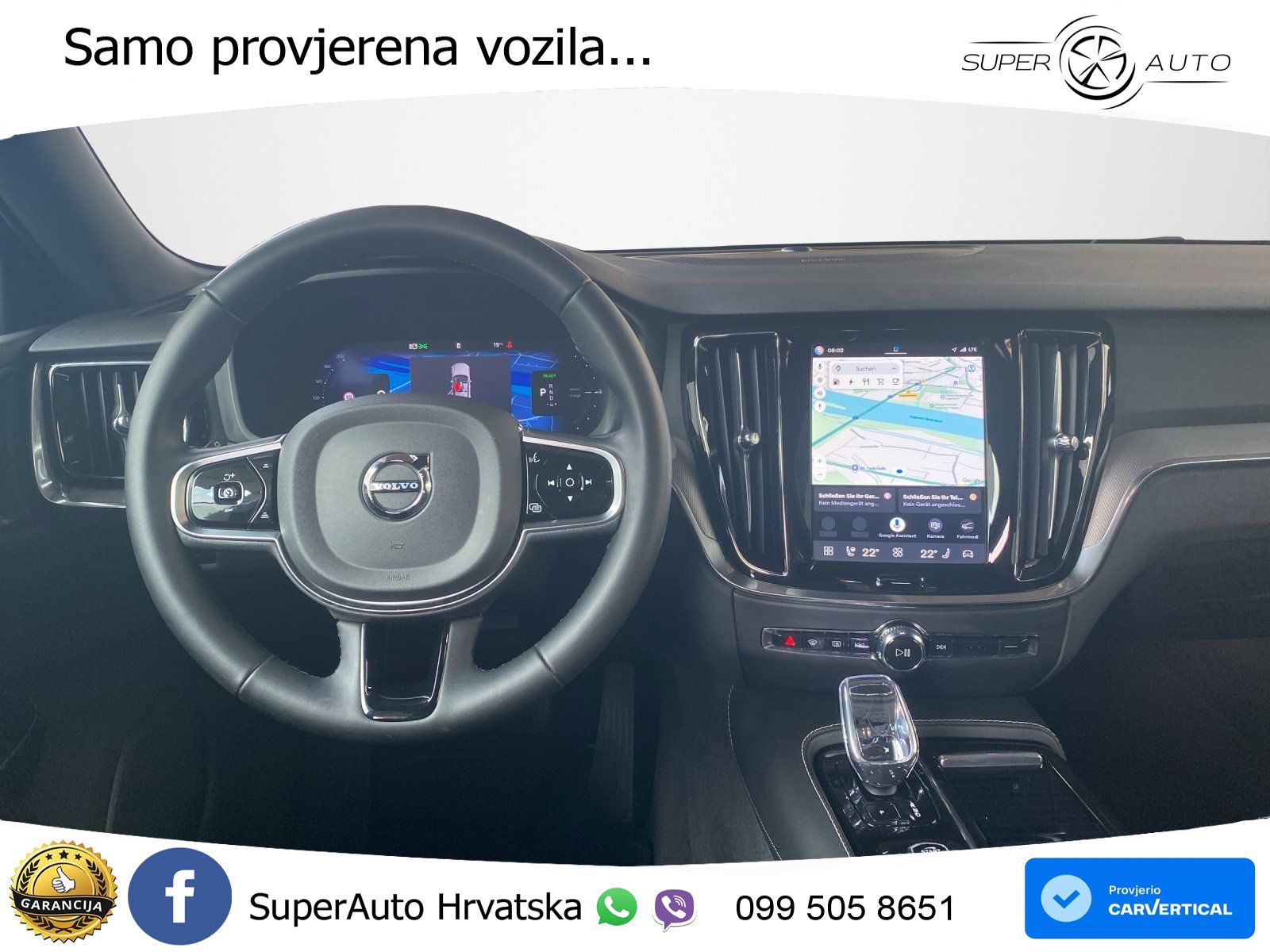 Volvo V60 2.0 T8 AWD Geartronic LED+GR SJED+ACC