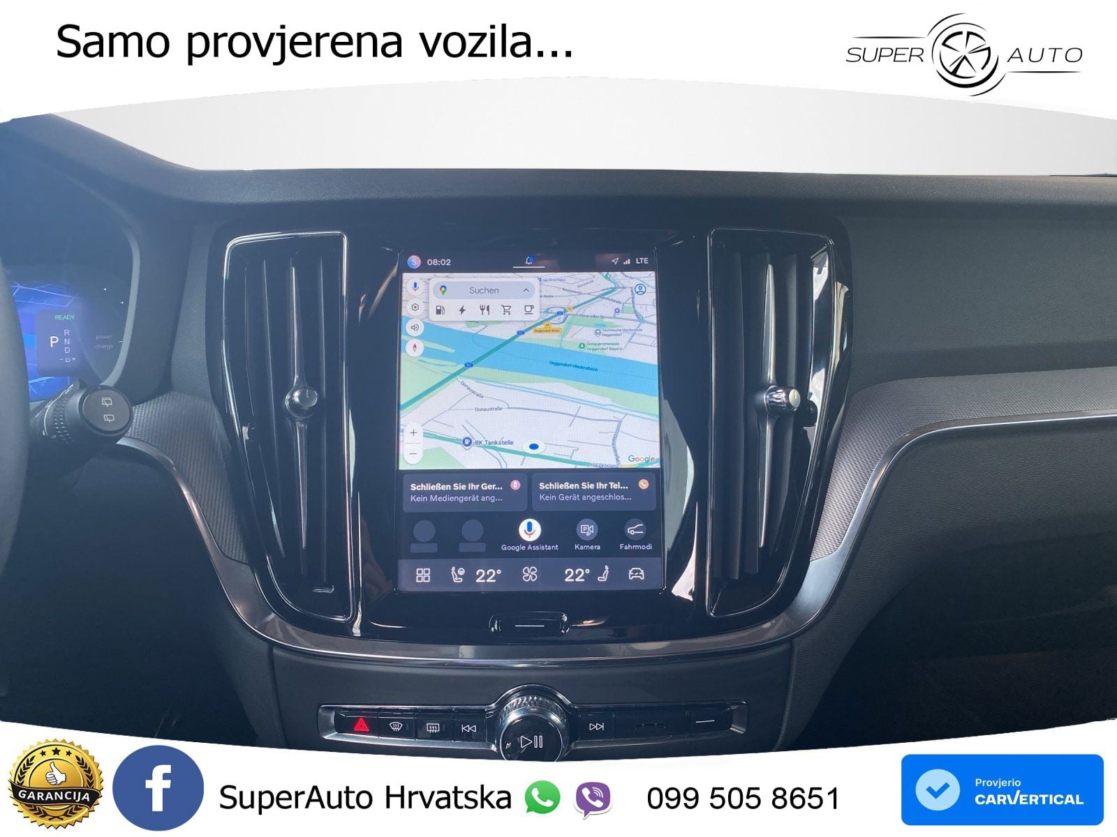 Volvo V60 2.0 T8 AWD Geartronic LED+GR SJED+ACC