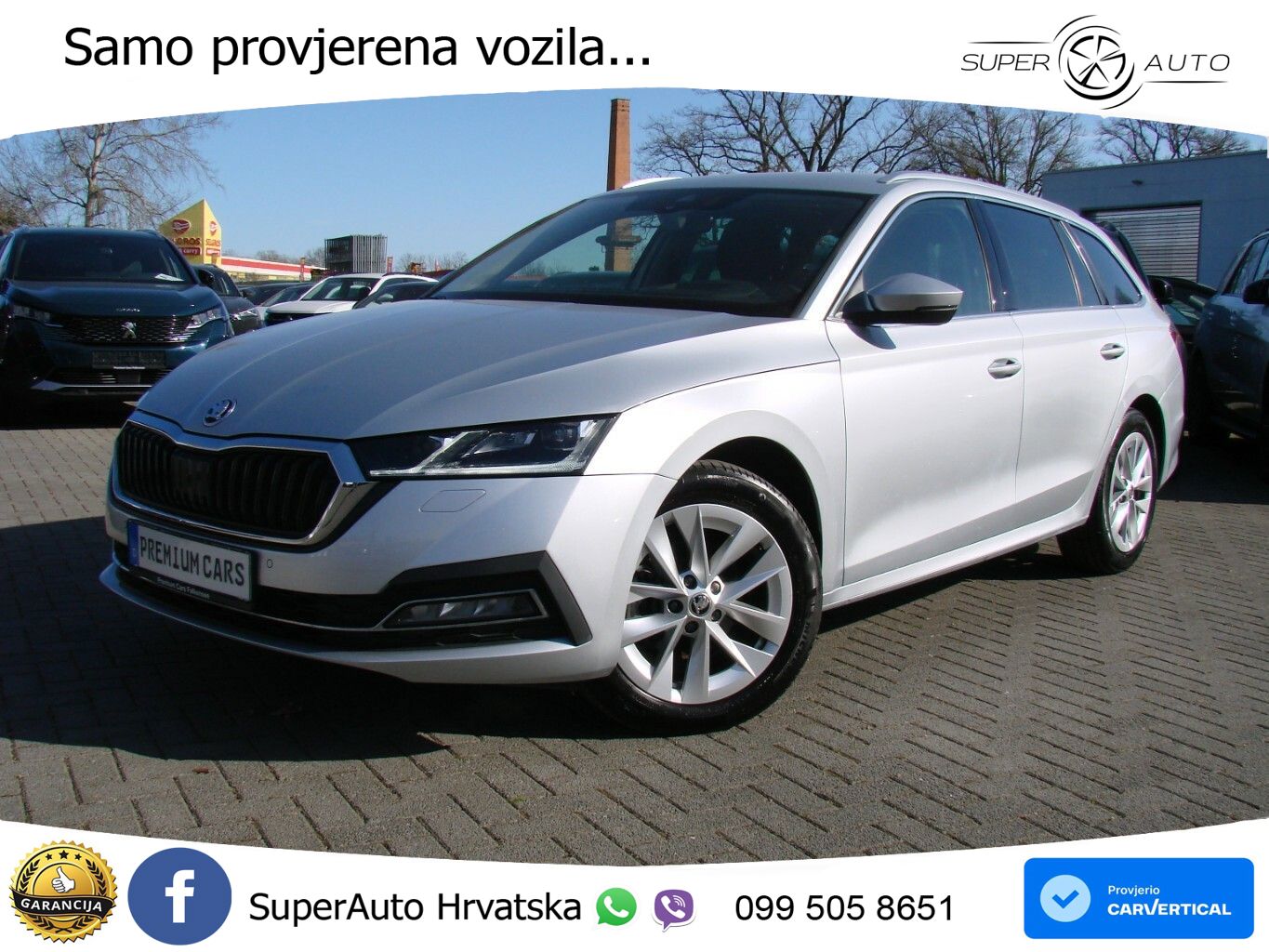 Škoda Octavia Combi 2.0 TDI (150 KS) DSG LED+GR SJED+ACC