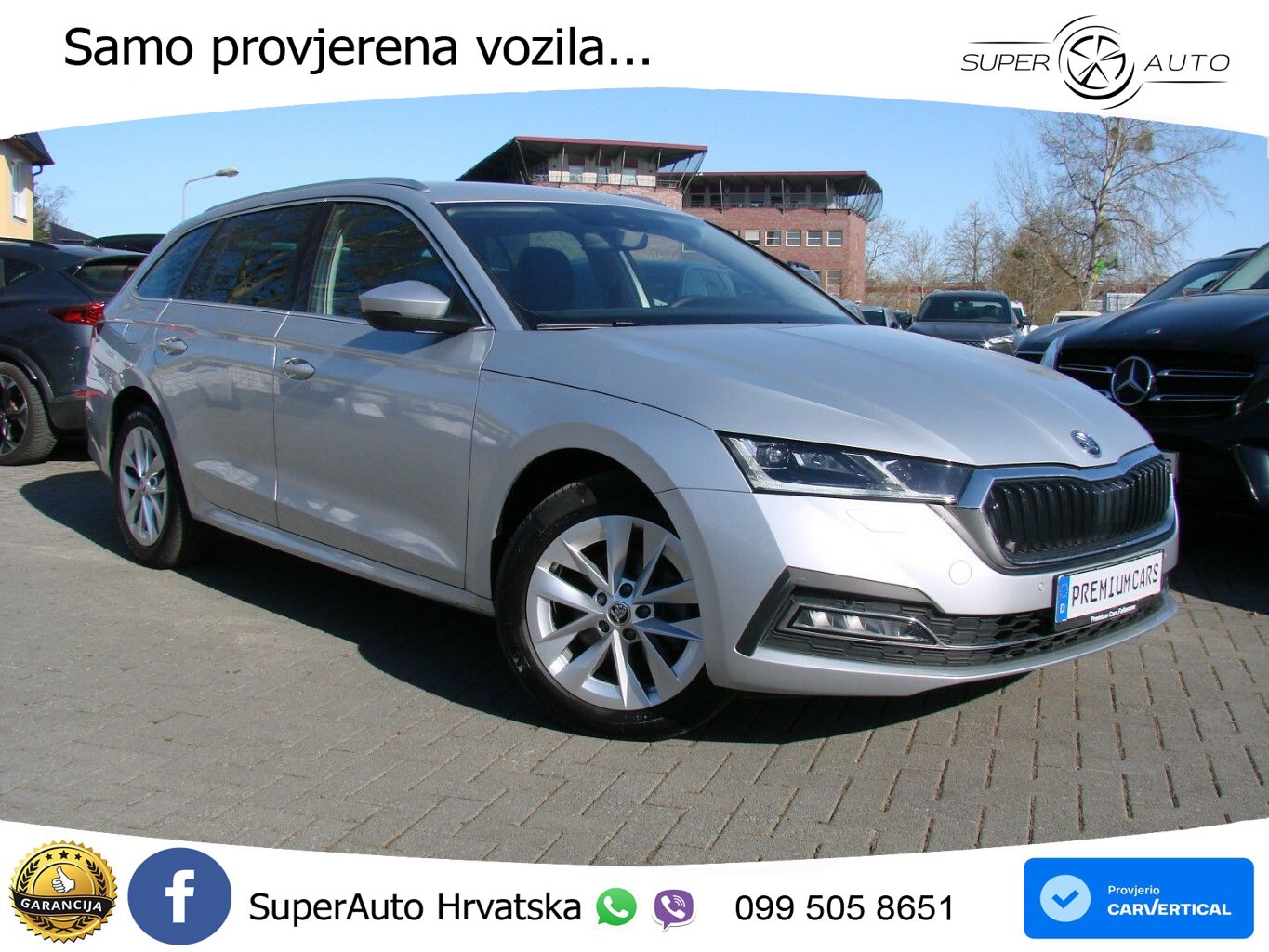 Škoda Octavia Combi 2.0 TDI (150 KS) DSG LED+GR SJED+ACC