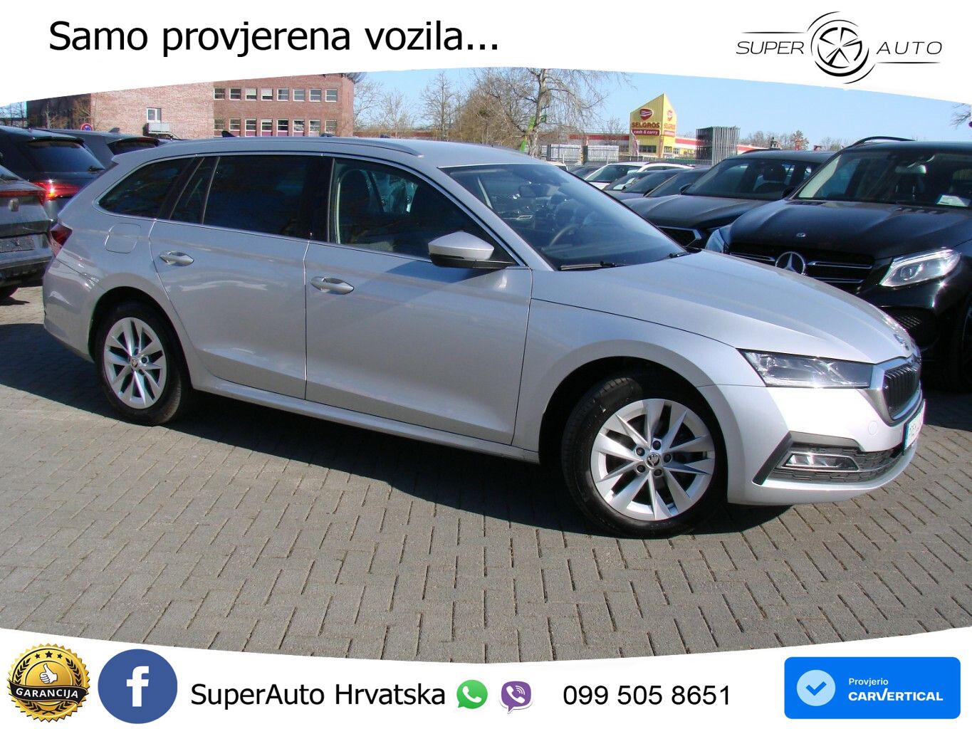 Škoda Octavia Combi 2.0 TDI (150 KS) DSG LED+GR SJED+ACC