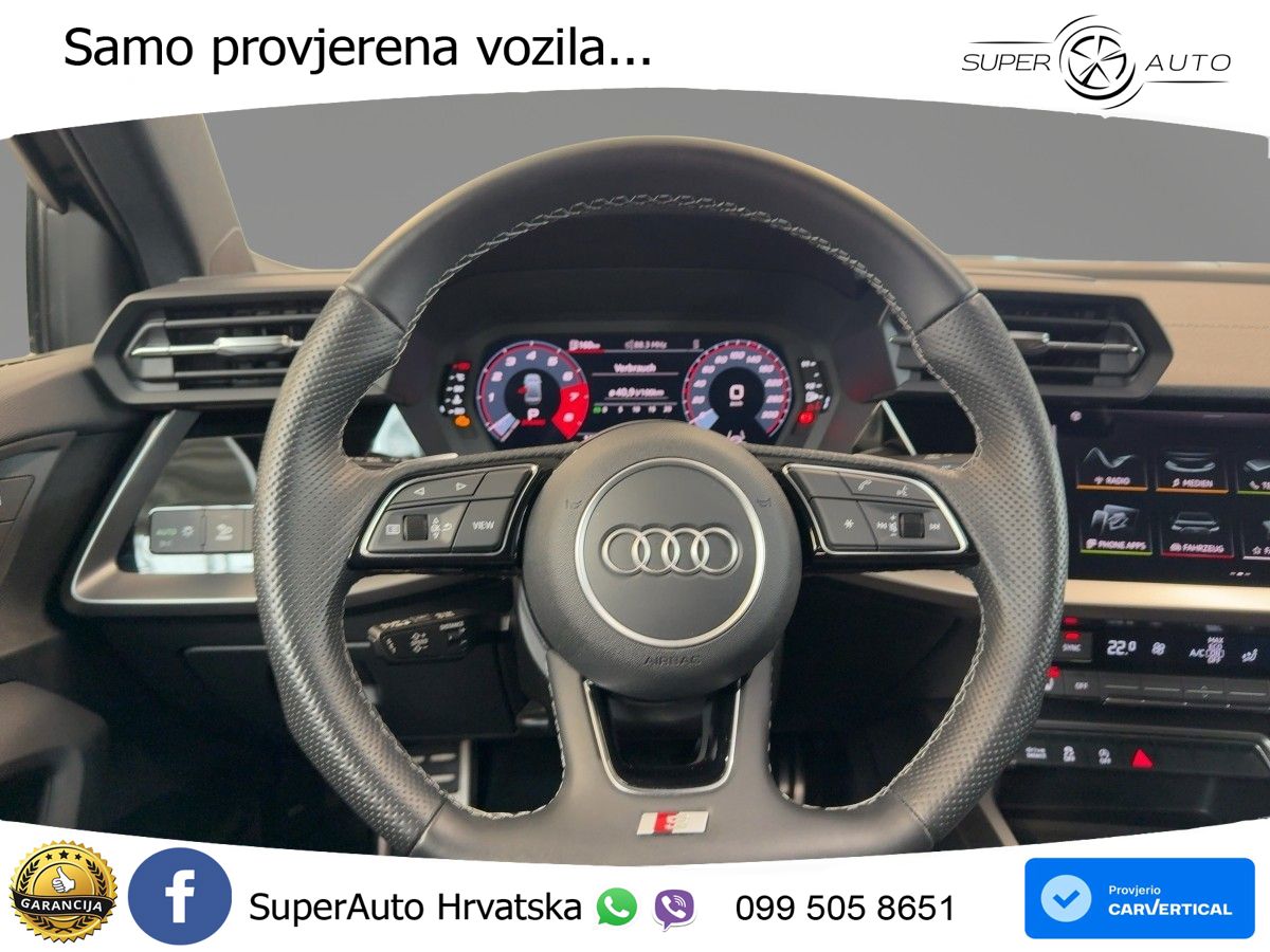 Audi S3 Limuzina 2.0 TFSI (310 KS) quattro S tronic LED+GR SJED+ACC