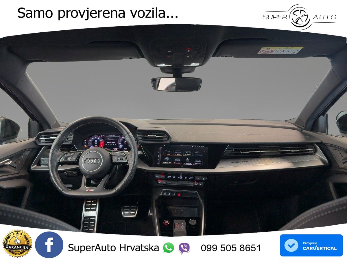 Audi S3 Limuzina 2.0 TFSI (310 KS) quattro S tronic LED+GR SJED+ACC