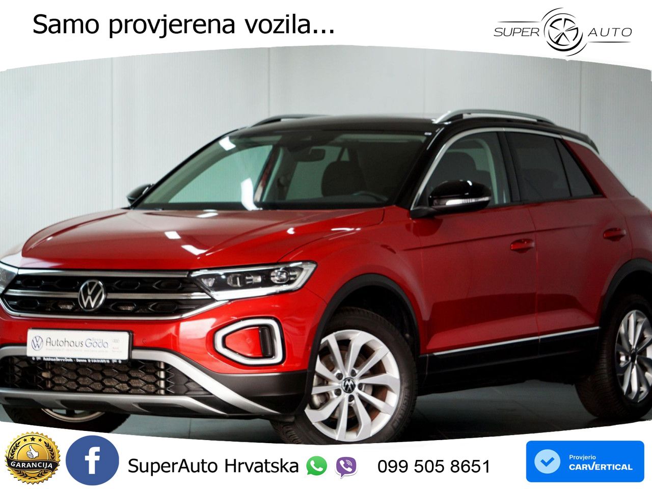 Volkswagen T-Roc 1.5 TSI (150 KS) DSG LED+GR SJED+ACC