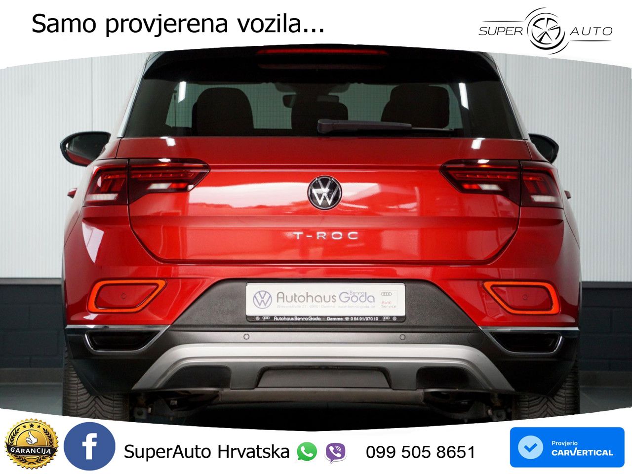 Volkswagen T-Roc 1.5 TSI (150 KS) DSG LED+GR SJED+ACC