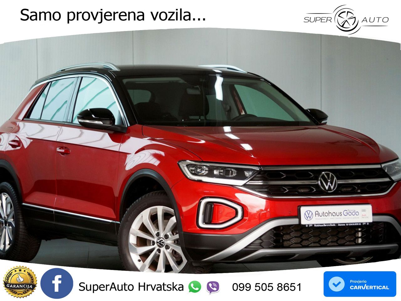 Volkswagen T-Roc 1.5 TSI (150 KS) DSG LED+GR SJED+ACC
