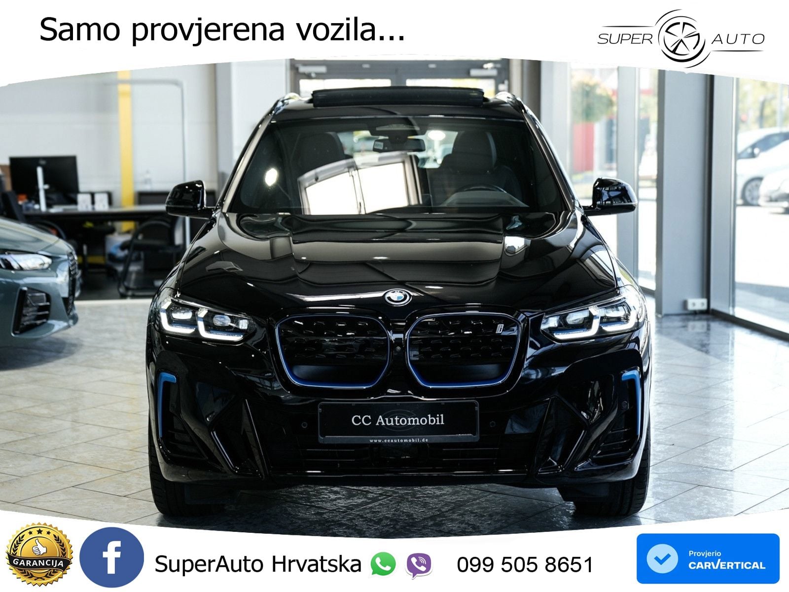 BMW iX3 80 kWh (286 KS) LED+GR SJED+ACC