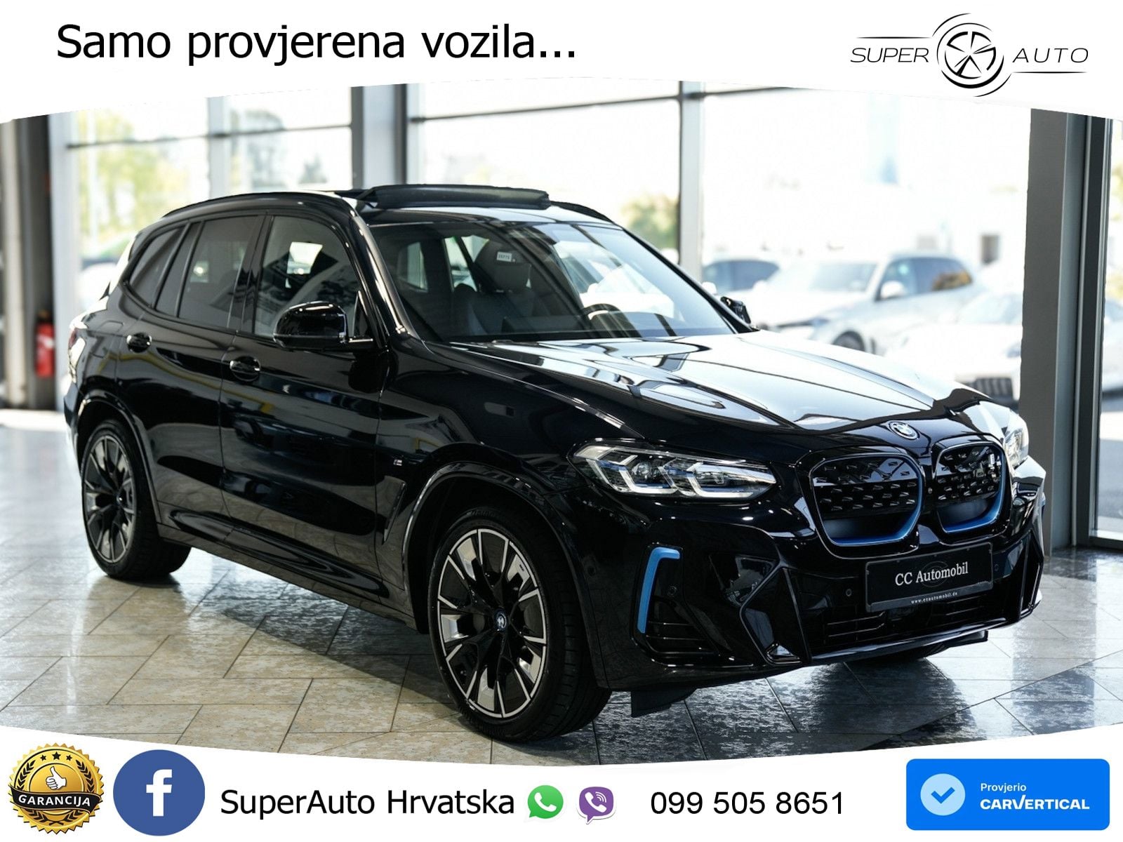 BMW iX3 80 kWh (286 KS) LED+GR SJED+ACC
