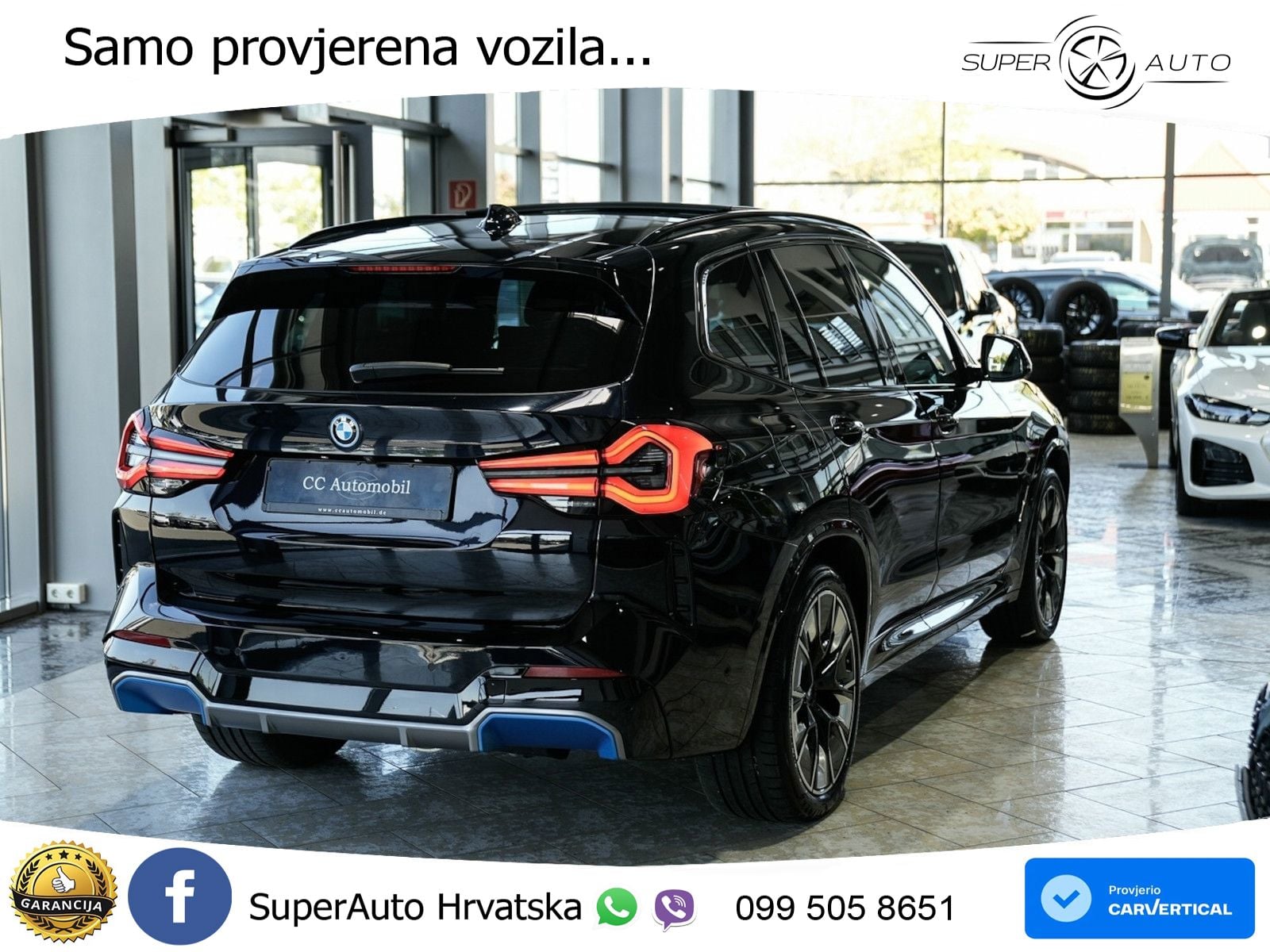 BMW iX3 80 kWh (286 KS) LED+GR SJED+ACC