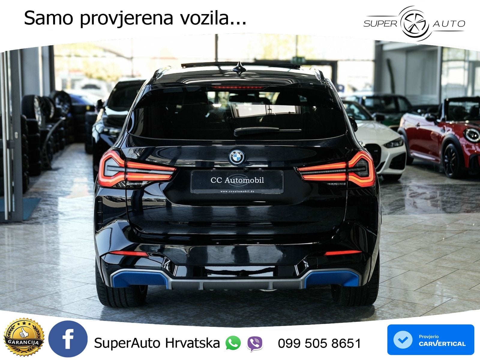 BMW iX3 80 kWh (286 KS) LED+GR SJED+ACC