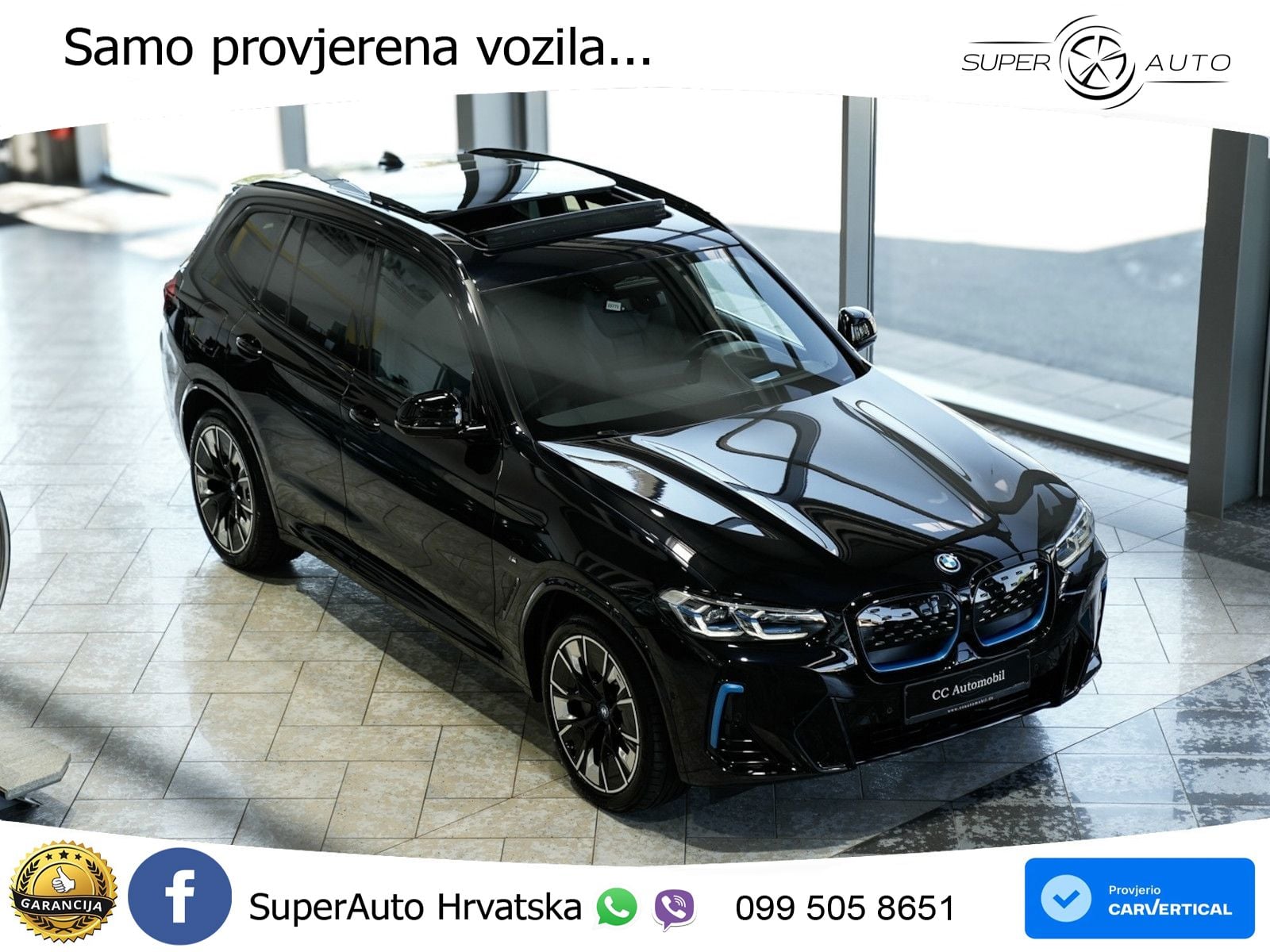 BMW iX3 80 kWh (286 KS) LED+GR SJED+ACC