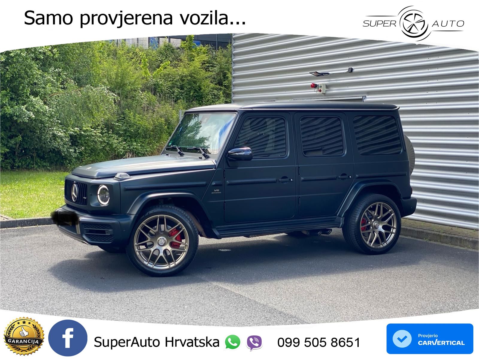 Mercedes G 500 Long V8 (422 KS) 4MATIC 9G-TRONIC AMG ZRAČNI+ACC+4xGR SJED+360