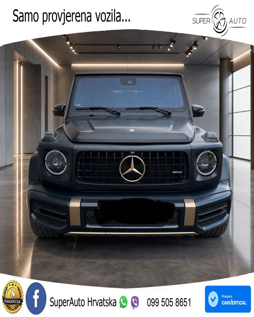 Mercedes G 500 Long V8 (422 KS) 4MATIC 9G-TRONIC AMG ZRAČNI+ACC+4xGR SJED+360