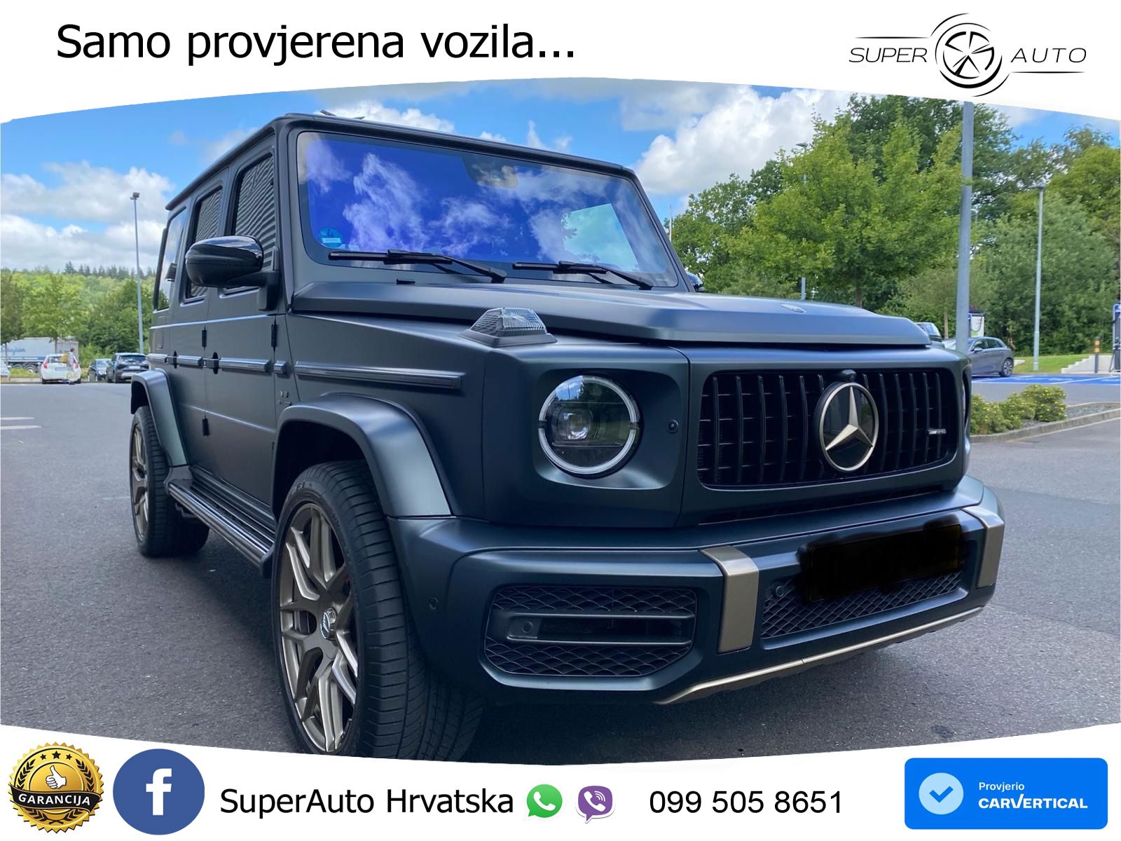 Mercedes G 500 Long V8 (422 KS) 4MATIC 9G-TRONIC AMG ZRAČNI+ACC+4xGR SJED+360