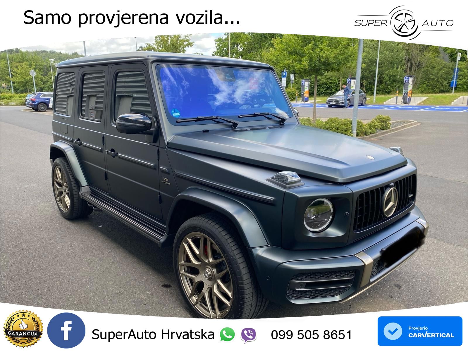 Mercedes G 500 Long V8 (422 KS) 4MATIC 9G-TRONIC AMG ZRAČNI+ACC+4xGR SJED+360