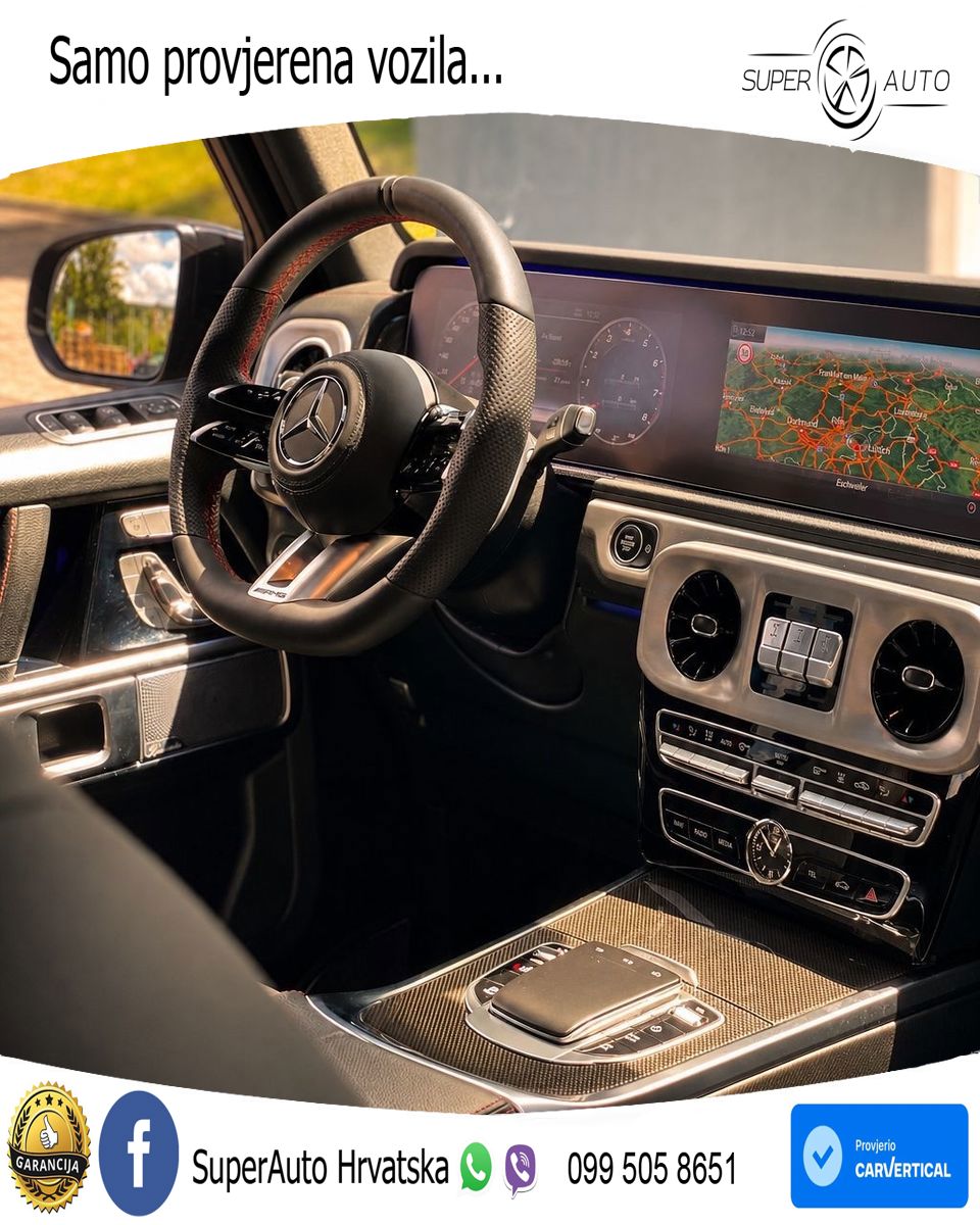 Mercedes G 500 Long V8 (422 KS) 4MATIC 9G-TRONIC AMG ZRAČNI+ACC+4xGR SJED+360