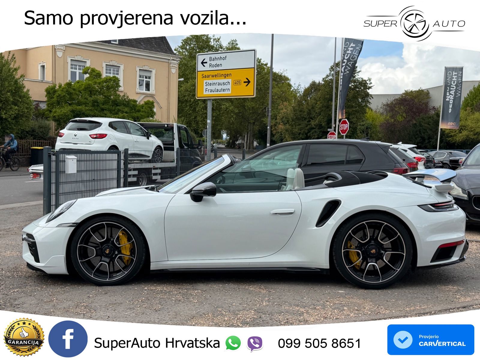 Porsche 911 Turbo S Cabriolet 3.8 (650 KS) PDK ZRAČNI+ACC+GR SJED+KAM