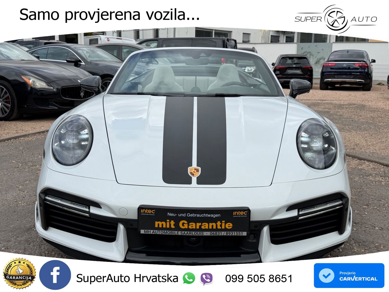 Porsche 911 Turbo S Cabriolet 3.8 (650 KS) PDK ZRAČNI+ACC+GR SJED+KAM