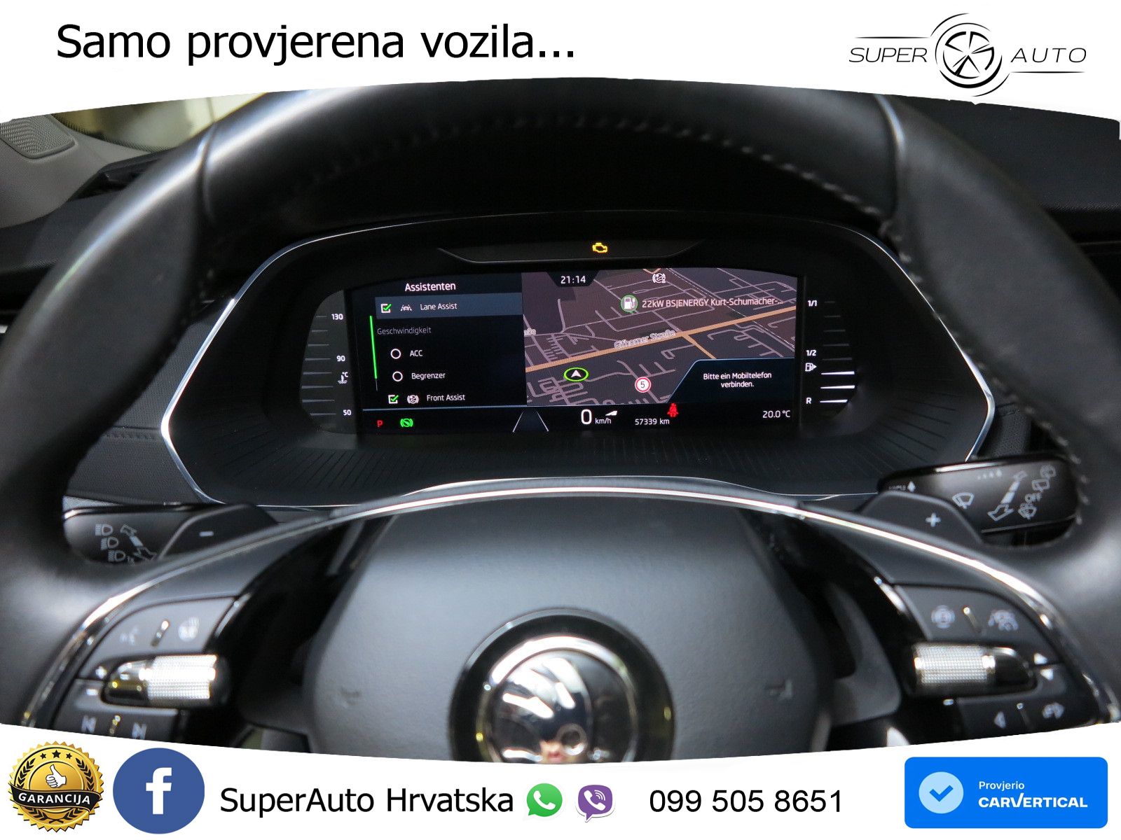 Škoda Octavia Combi 2.0 TDI (150 KS) DSG LED+GR SJED+ACC