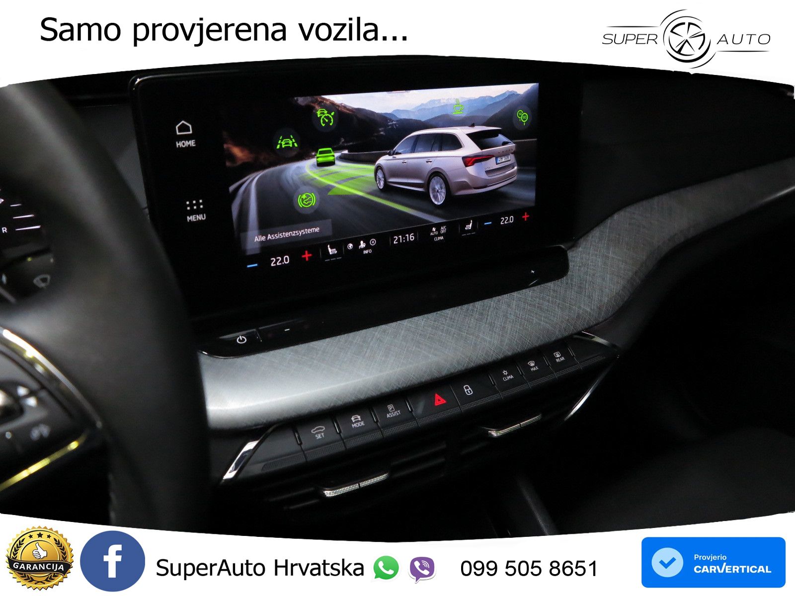 Škoda Octavia Combi 2.0 TDI (150 KS) DSG LED+GR SJED+ACC