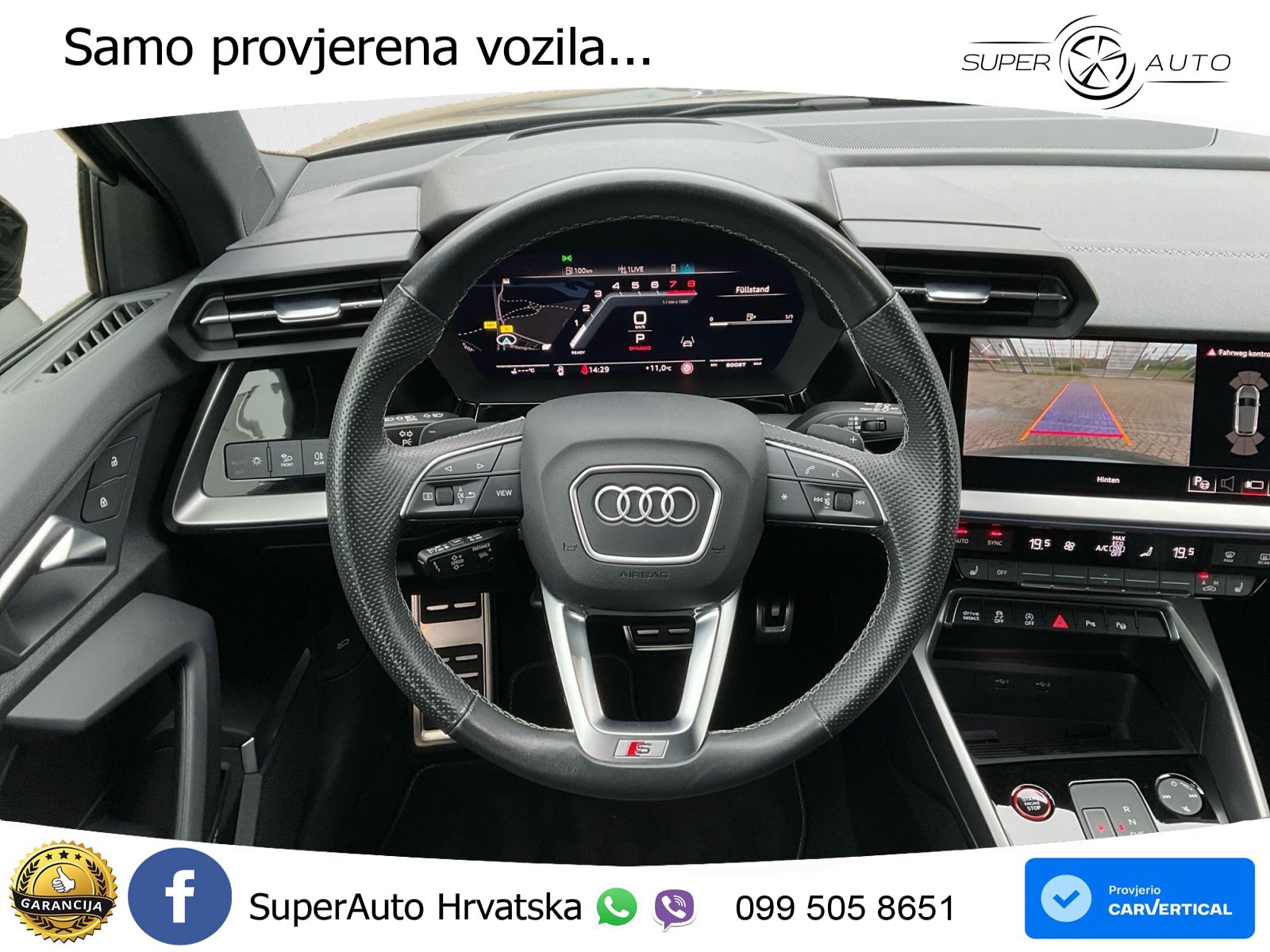 Audi S3 2.0 TFSI (310 KS) quattro S tronic MATRIX+GR SJED+KAM