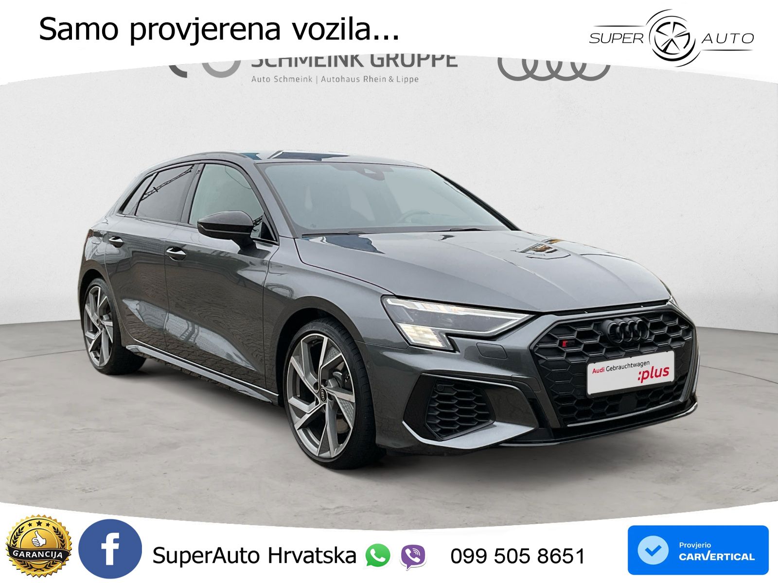 Audi S3 2.0 TFSI (310 KS) quattro S tronic MATRIX+GR SJED+KAM