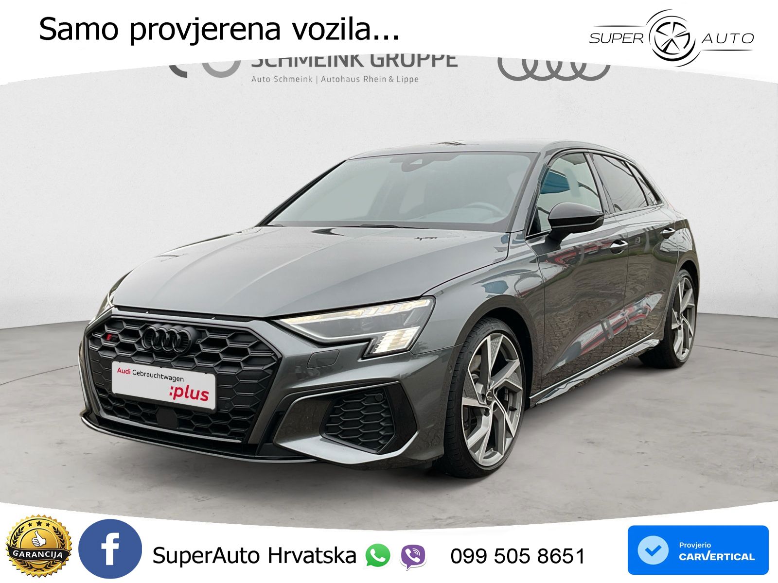 Audi S3 2.0 TFSI (310 KS) quattro S tronic MATRIX+GR SJED+KAM