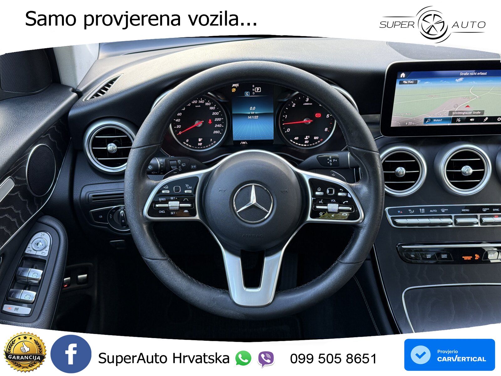 Mercedes GLC 400d (330 KS) 4MATIC 9G-TRONIC ZRAČNI+ACC+GR SJED+KAM+PANO
