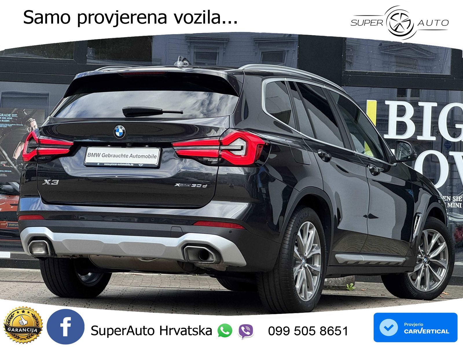 BMW X3 30d xDrive Steptronic LED+GR SJED+ACC