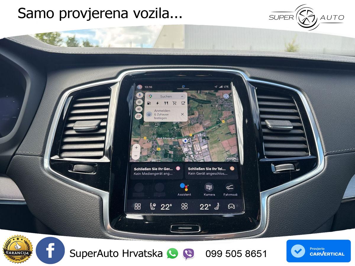 Volvo XC90 2.0 T8 AWD Automatic ZRAČNI+ACC+GR SJED+360+PANO