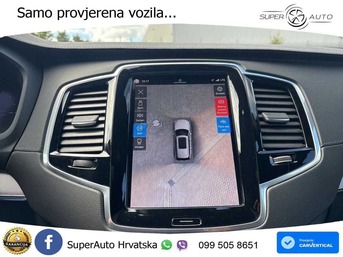 Volvo XC90 2.0 T8 AWD Automatic ZRAČNI+ACC+GR SJED+360+PANO