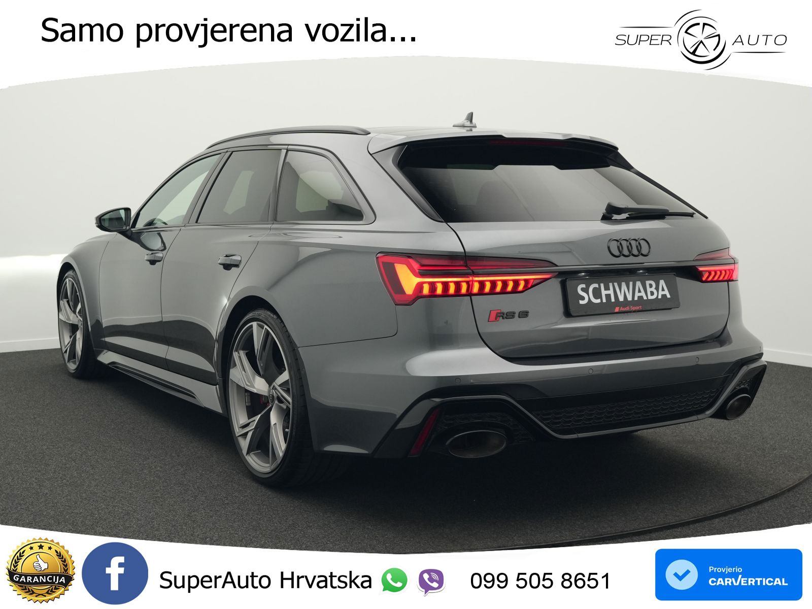 Audi RS6 Avant 4.0 TFSI V8 (600 KS) quattro Tiptronic LED+GR SJED+ACC