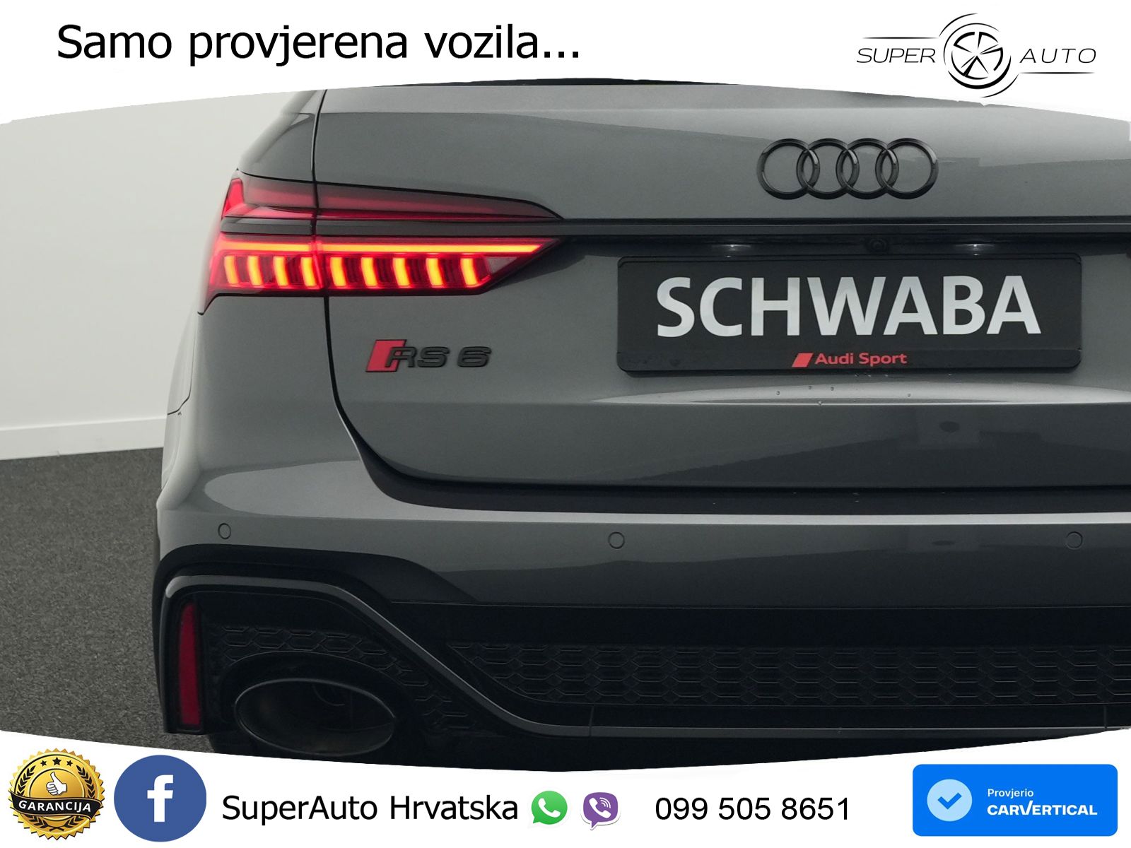 Audi RS6 Avant 4.0 TFSI V8 (600 KS) quattro Tiptronic LED+GR SJED+ACC