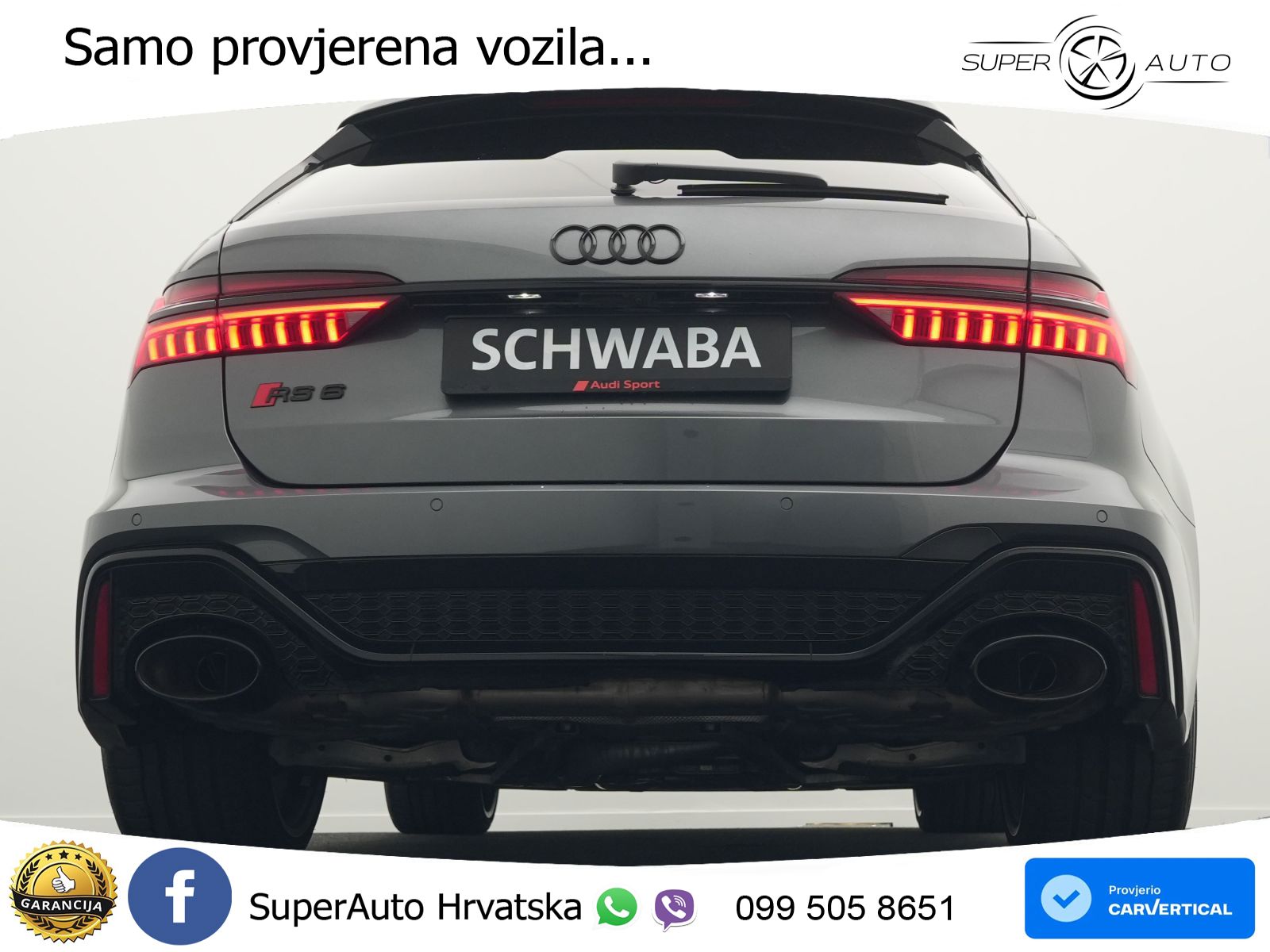Audi RS6 Avant 4.0 TFSI V8 (600 KS) quattro Tiptronic LED+GR SJED+ACC