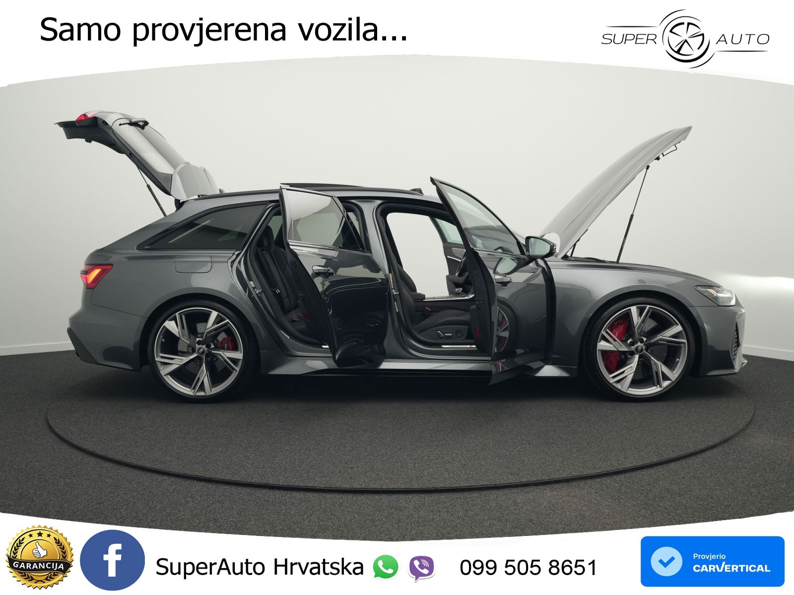 Audi RS6 Avant 4.0 TFSI V8 (600 KS) quattro Tiptronic LED+GR SJED+ACC