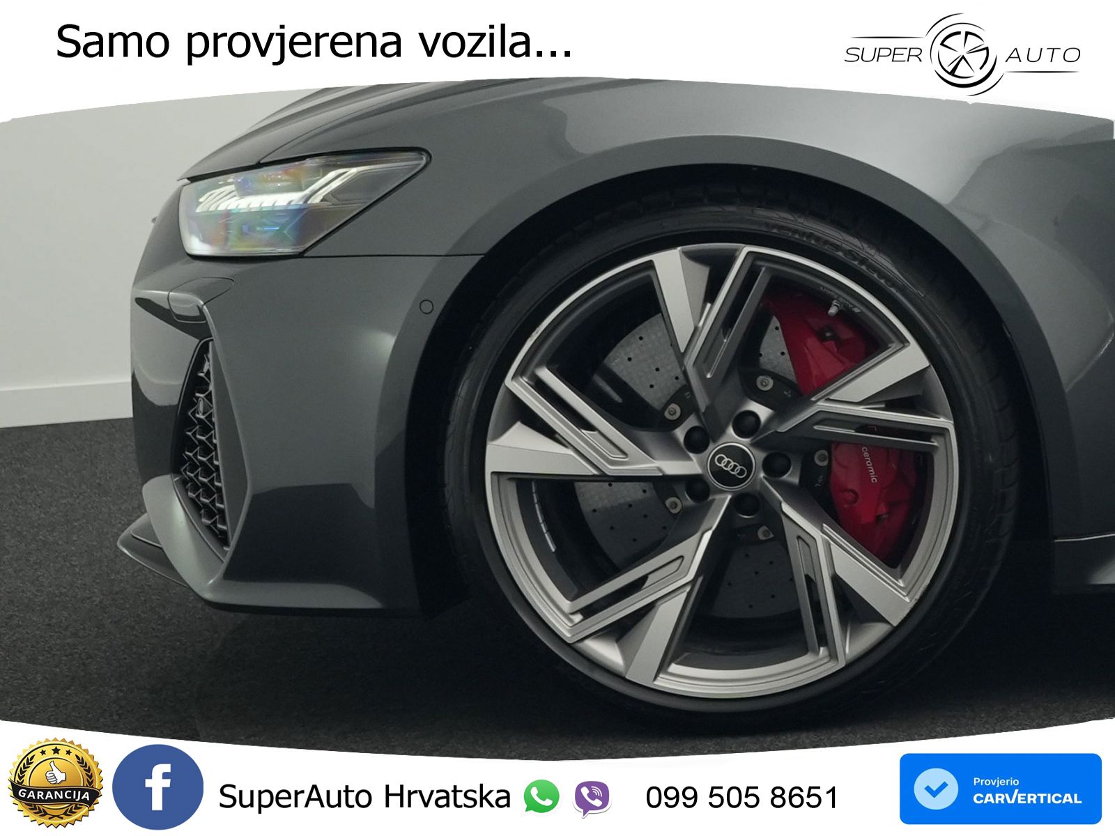 Audi RS6 Avant 4.0 TFSI V8 (600 KS) quattro Tiptronic LED+GR SJED+ACC
