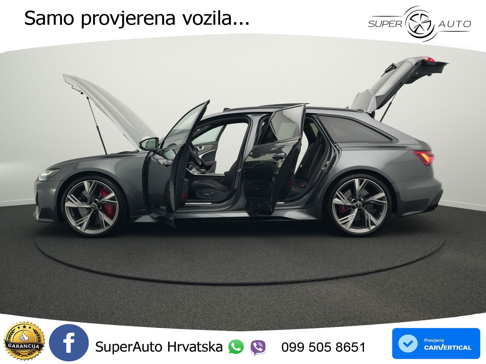 Audi RS6 Avant 4.0 TFSI V8 (600 KS) quattro Tiptronic LED+GR SJED+ACC