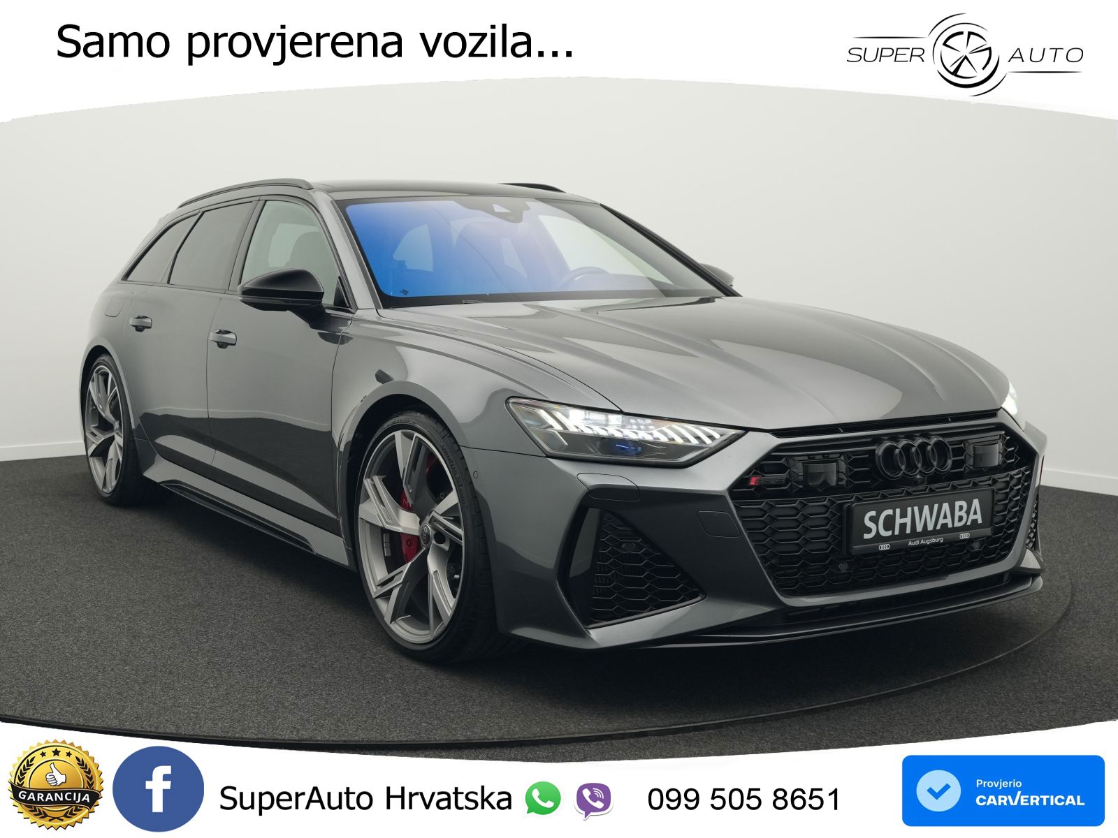Audi RS6 Avant 4.0 TFSI V8 (600 KS) quattro Tiptronic LED+GR SJED+ACC