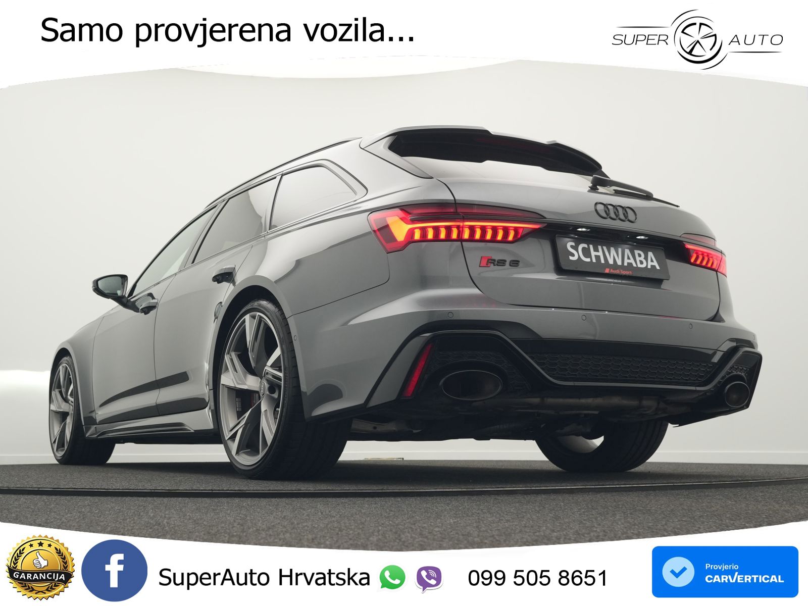 Audi RS6 Avant 4.0 TFSI V8 (600 KS) quattro Tiptronic LED+GR SJED+ACC